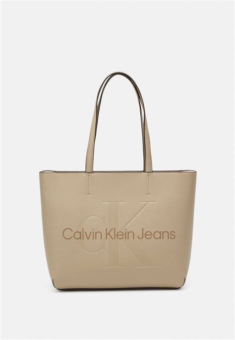 calvin klein zone mono medium shopper tote bag|calvin klein shopper handbags.